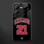 chicago 21 back phone cover | glass case for vivo v25 pro 5g