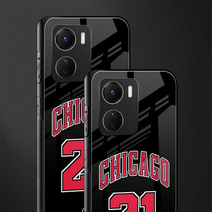 chicago 21 back phone cover | glass case for vivo y16