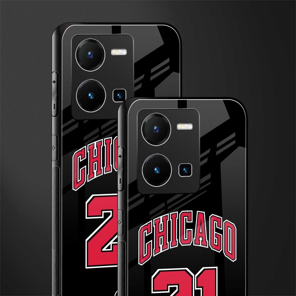 chicago 21 back phone cover | glass case for vivo y35 4g