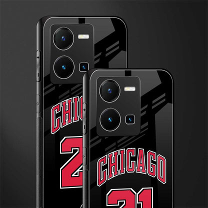 chicago 21 back phone cover | glass case for vivo y35 4g