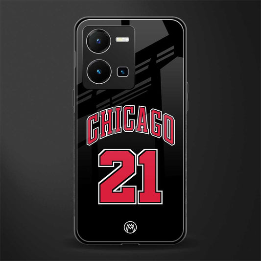 chicago 21 back phone cover | glass case for vivo y35 4g