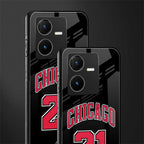 chicago 21 back phone cover | glass case for vivo y22