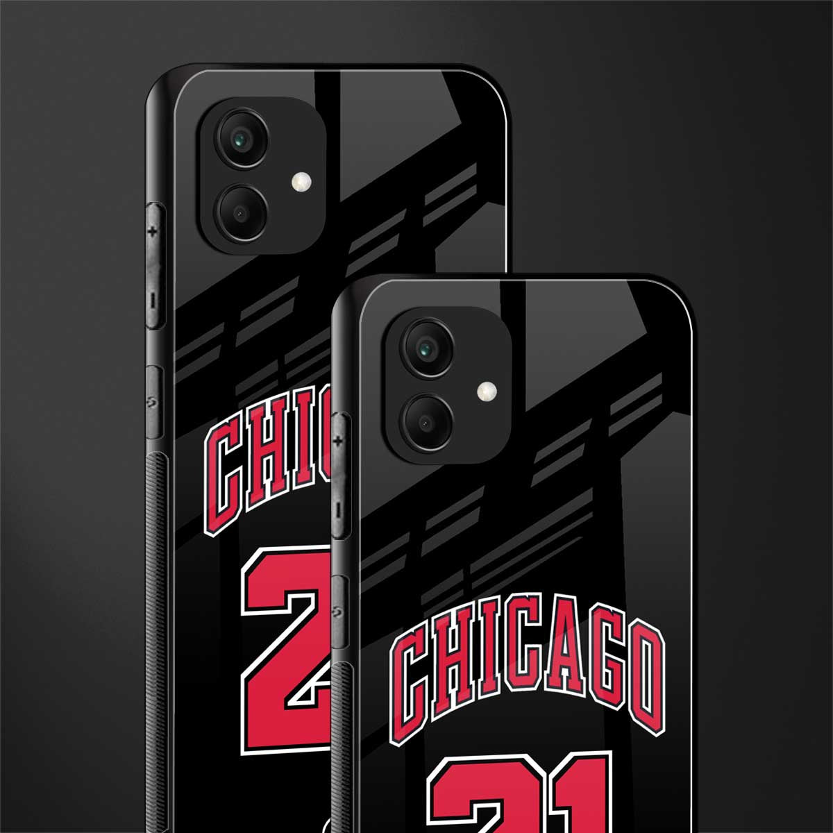 chicago 21 back phone cover | glass case for samsung galaxy a04