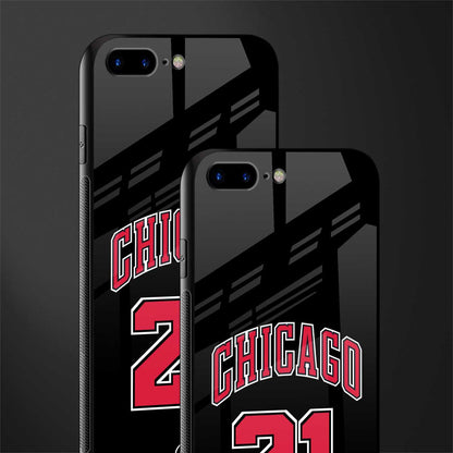 chicago 21 glass case for iphone 7 plus image-2