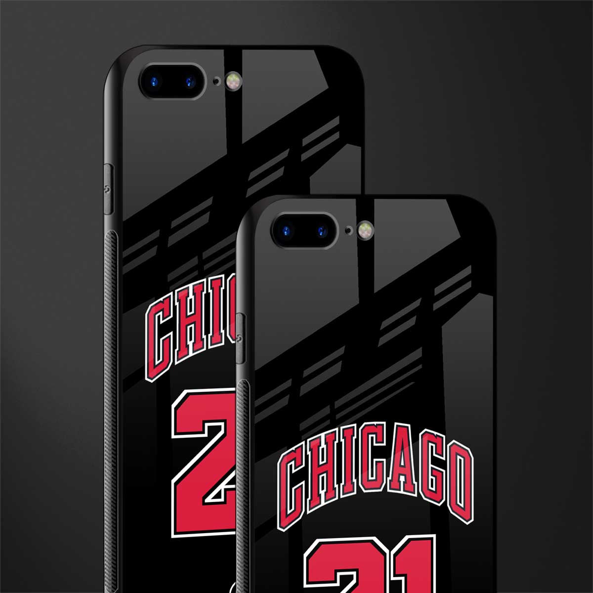 chicago 21 glass case for iphone 8 plus image-2