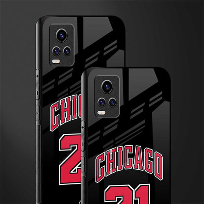 chicago 21 back phone cover | glass case for vivo v21e 4g