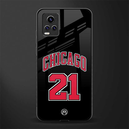 chicago 21 back phone cover | glass case for vivo v21e 4g