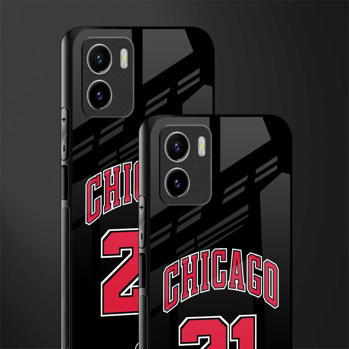 chicago 21 back phone cover | glass case for vivo y72