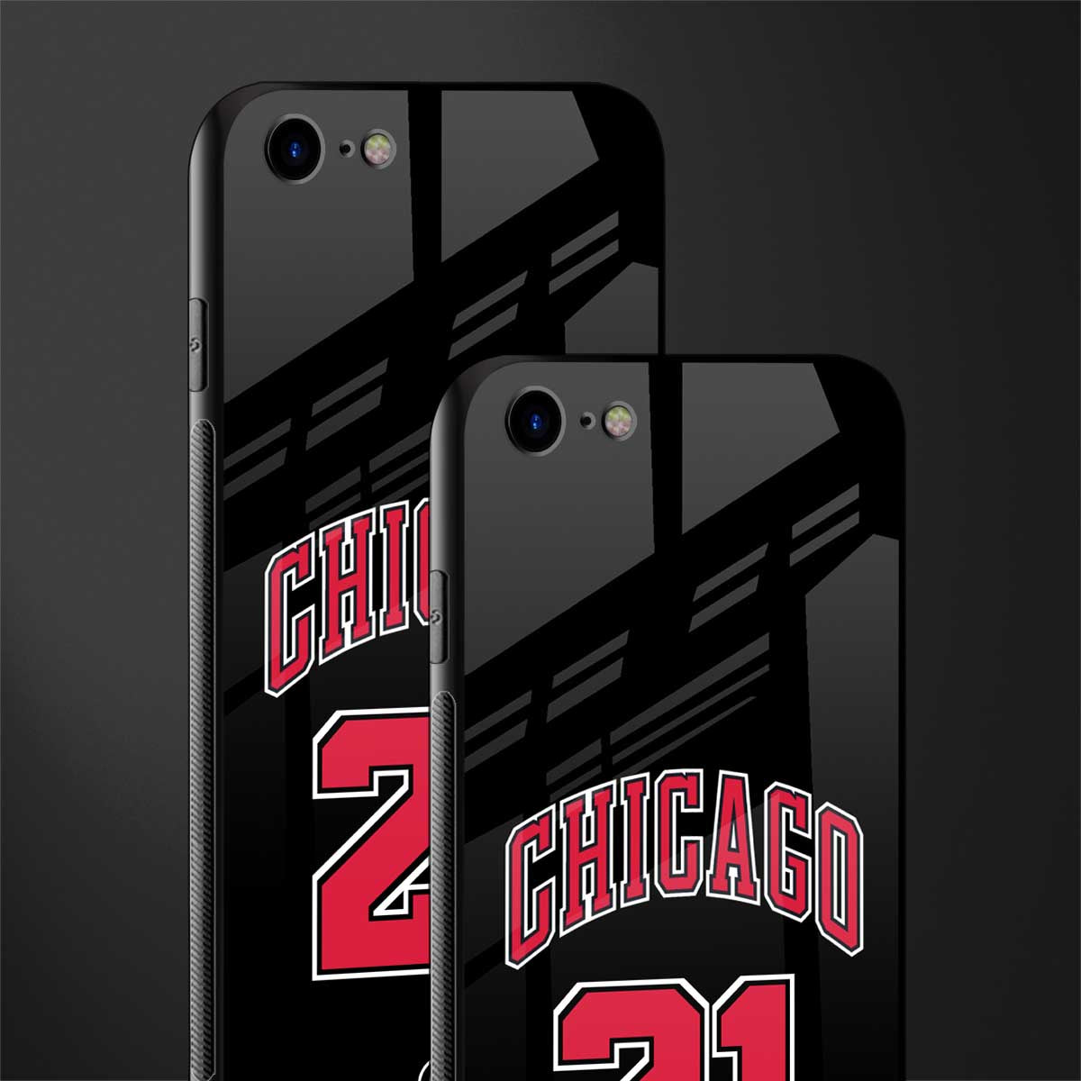 chicago 21 glass case for iphone 8 image-2