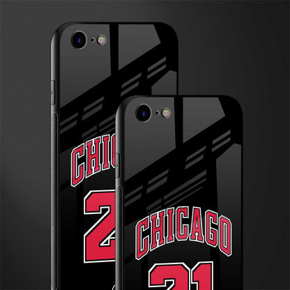 chicago 21 glass case for iphone se 2020 image-2