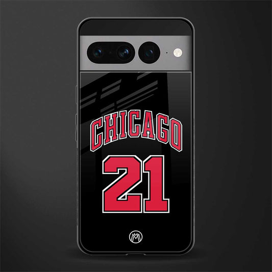 chicago 21 back phone cover | glass case for google pixel 7 pro