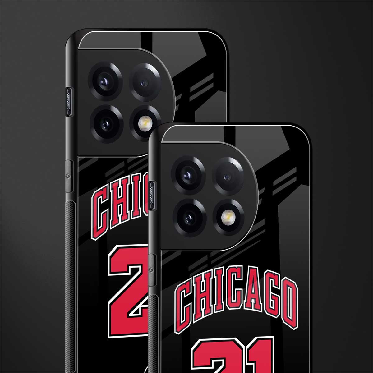 chicago 21 back phone cover | glass case for oneplus 11r