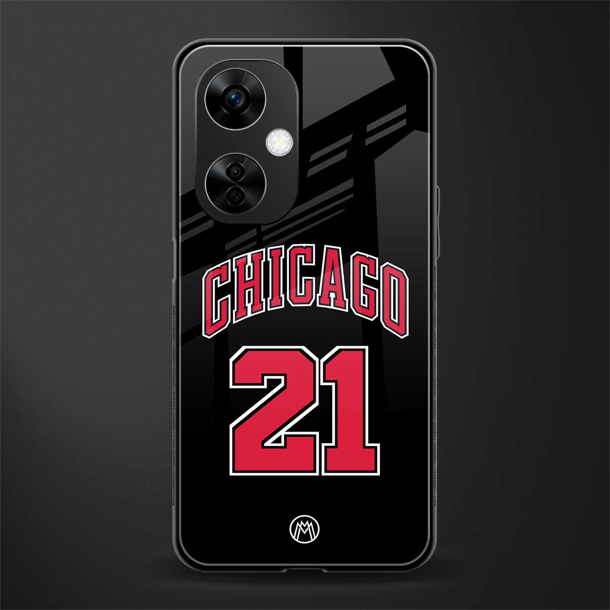 chicago 21 back phone cover | glass case for oneplus nord ce 3 lite