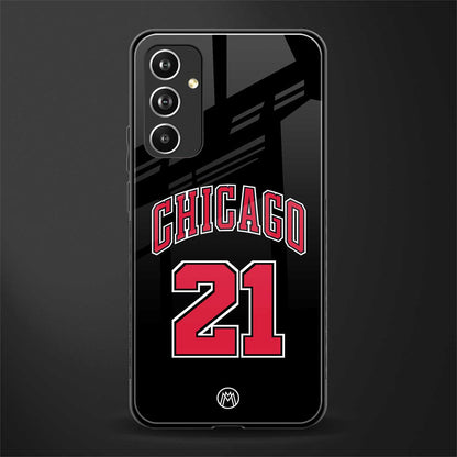 chicago 21 back phone cover | glass case for samsung galaxy a54 5g