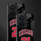 chicago 21 back phone cover | glass case for vivo t1 44w 4g