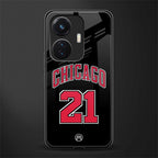 chicago 21 back phone cover | glass case for vivo t1 44w 4g