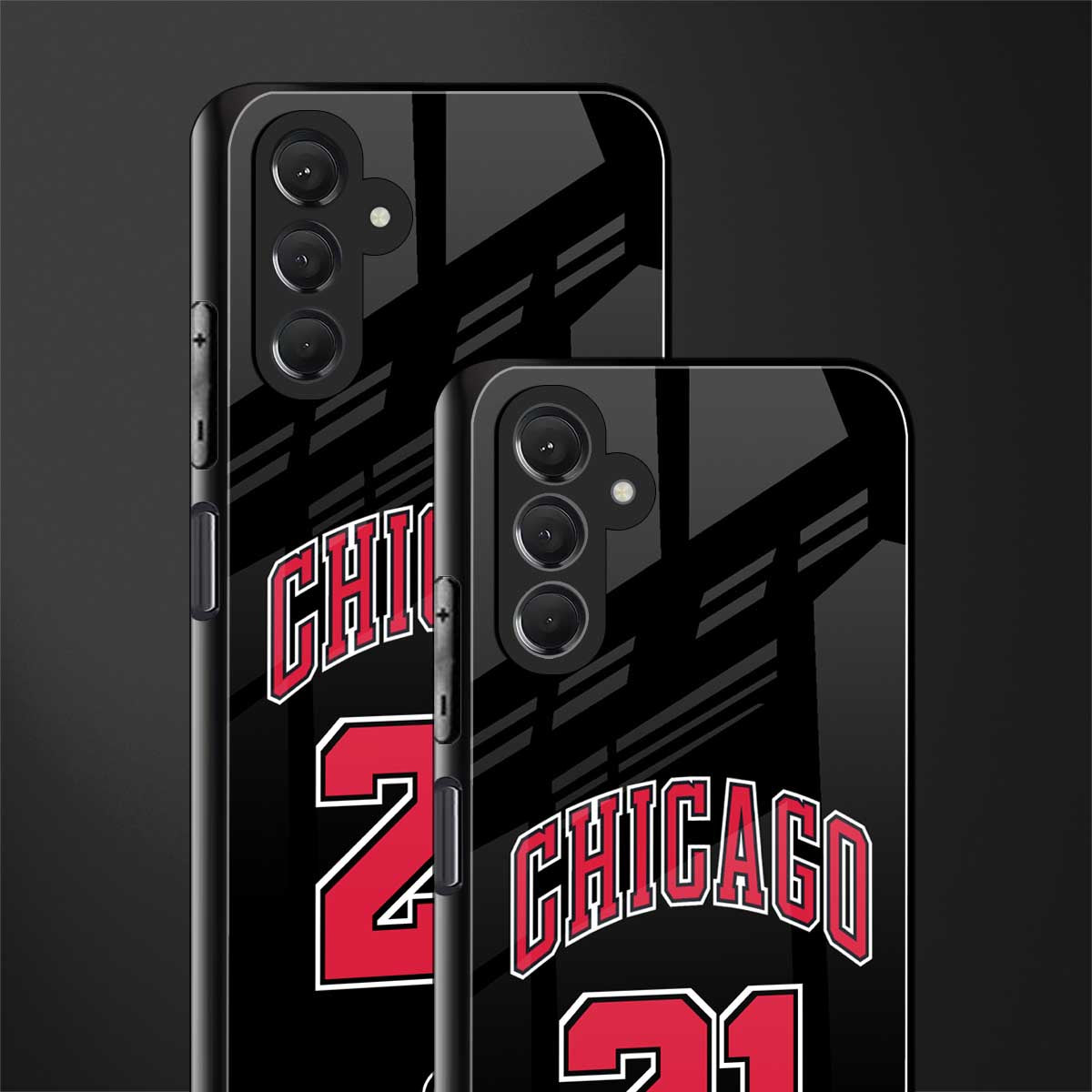 chicago 21 back phone cover | glass case for samsun galaxy a24 4g