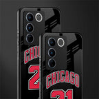 chicago 21 back phone cover | glass case for vivo v27 pro 5g