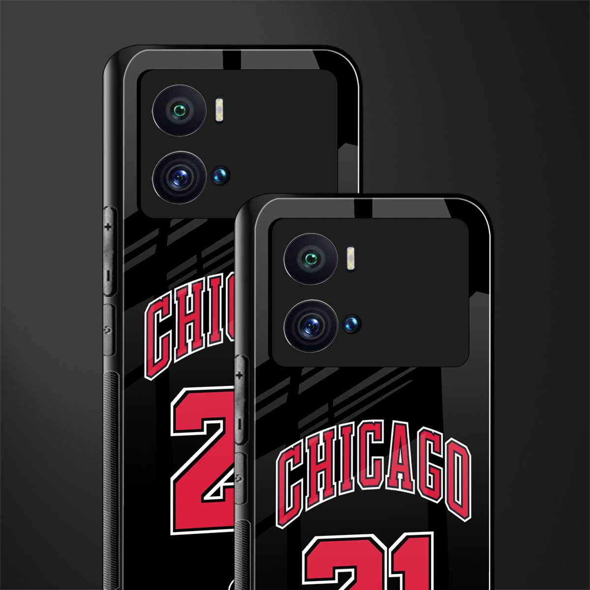 chicago 21 back phone cover | glass case for iQOO 9 Pro