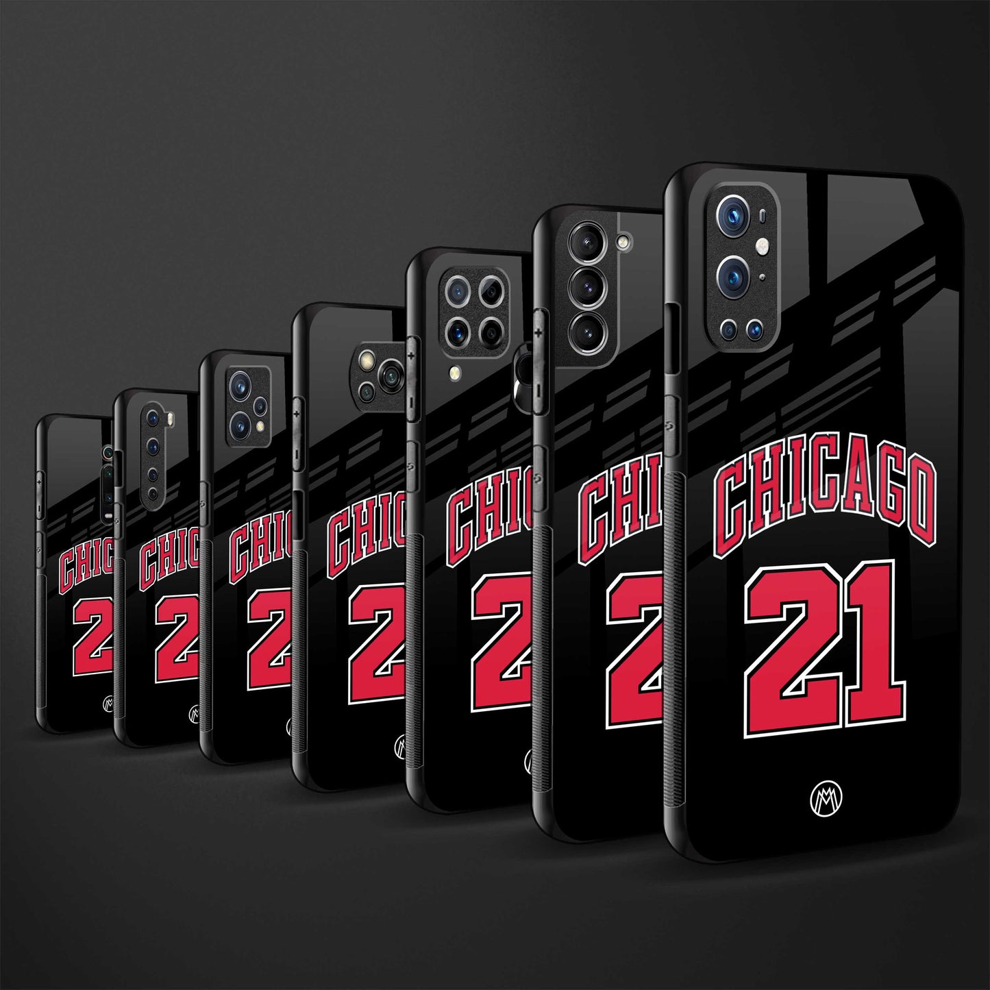 chicago 21 back phone cover | glass case for samsung galaxy a23
