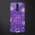 chill pills glass case for oppo f11 image