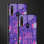 chill pills glass case for vivo z1 pro image-2