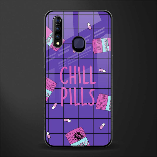 chill pills glass case for vivo z1 pro image