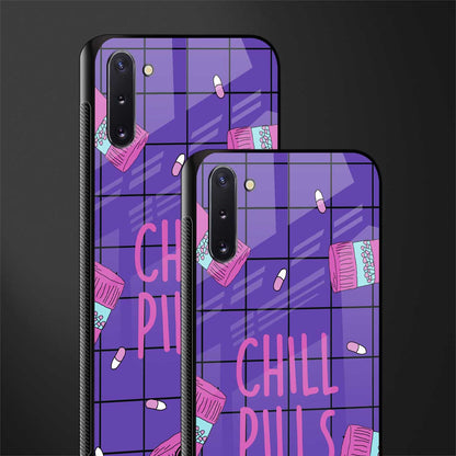 chill pills glass case for samsung galaxy note 10 image-2