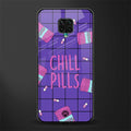 chill pills glass case for redmi note 9 pro image