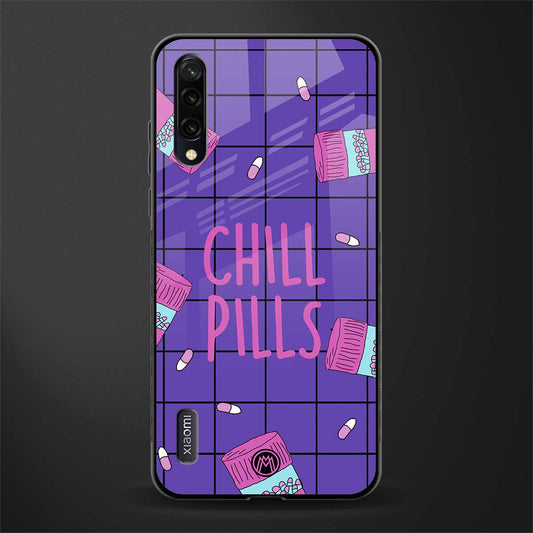 chill pills glass case for mi a3 redmi a3 image