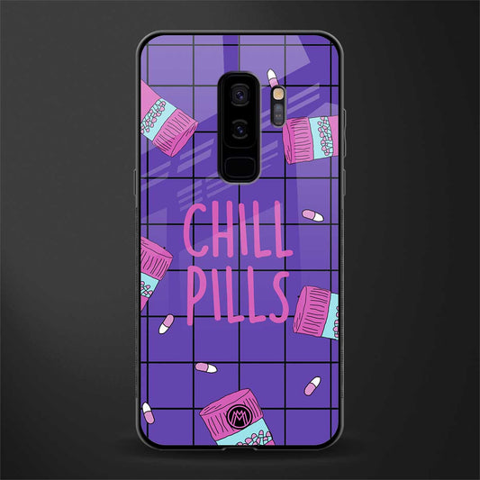 chill pills glass case for samsung galaxy s9 plus image