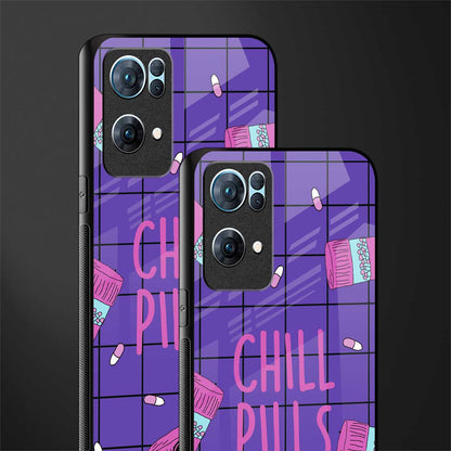 chill pills glass case for oppo reno7 pro 5g image-2