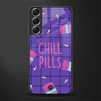 chill pills glass case for samsung galaxy s21 fe 5g image