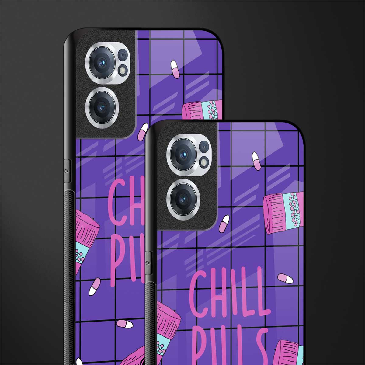 chill pills glass case for oneplus nord ce 2 5g image-2