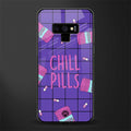 chill pills glass case for samsung galaxy note 9 image