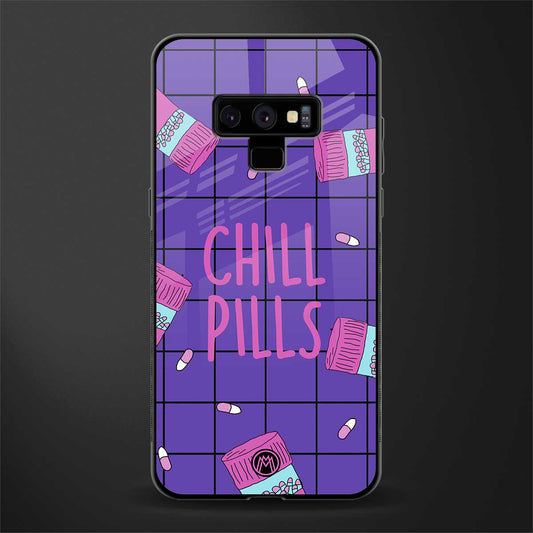 chill pills glass case for samsung galaxy note 9 image