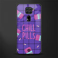 chill pills glass case for redmi note 9 image