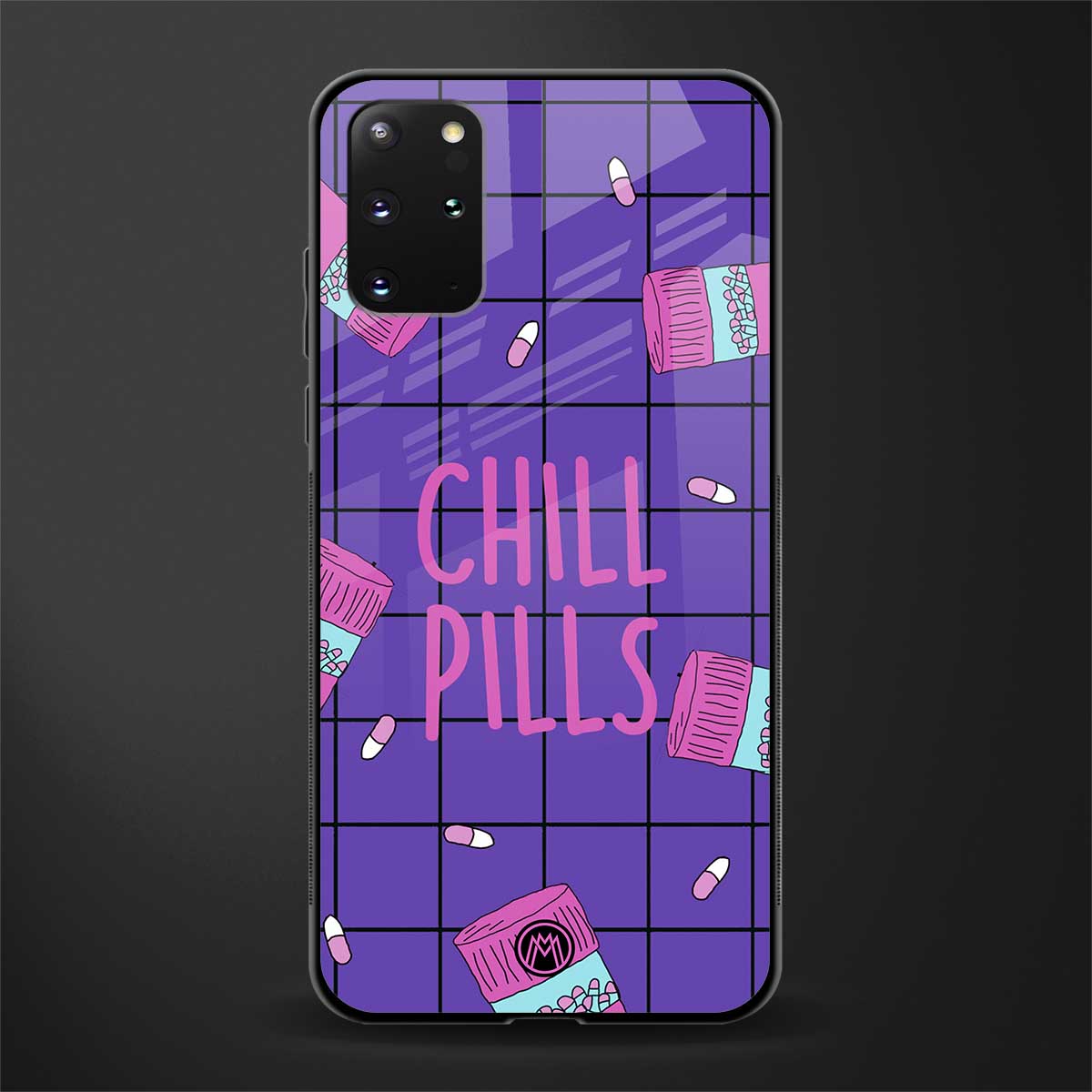 chill pills glass case for samsung galaxy s20 plus image