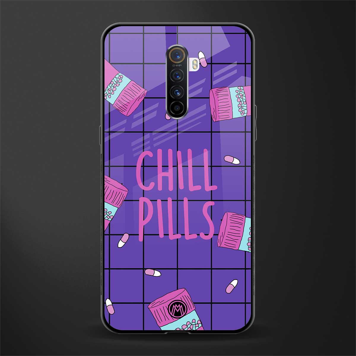 chill pills glass case for realme x2 pro image
