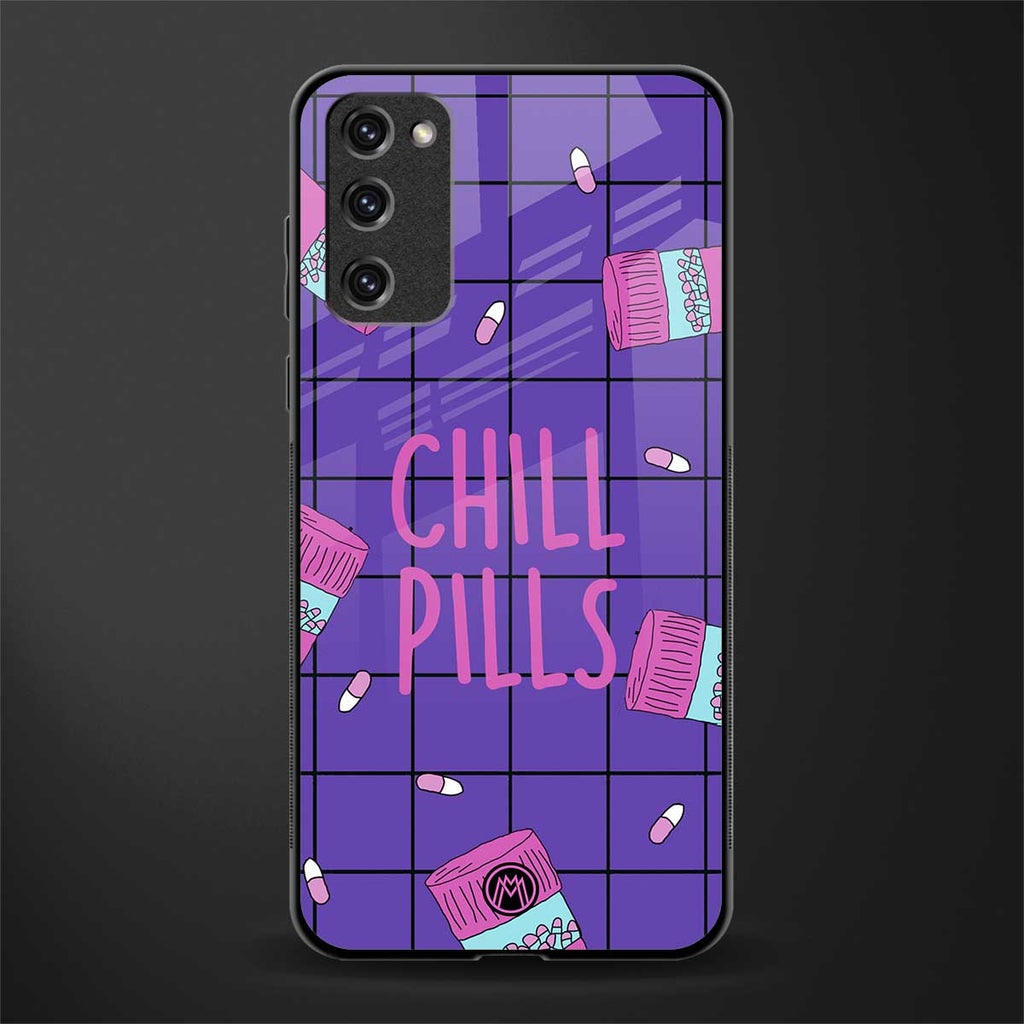 chill pills glass case for samsung galaxy s20 fe image