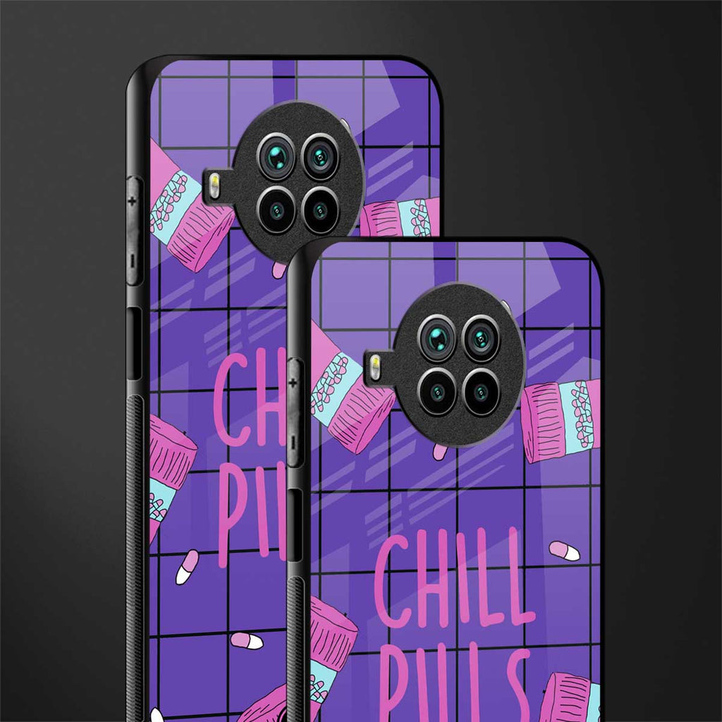 chill pills glass case for mi 10i image-2