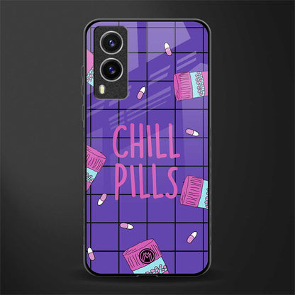 chill pills glass case for vivo v21e 5g image