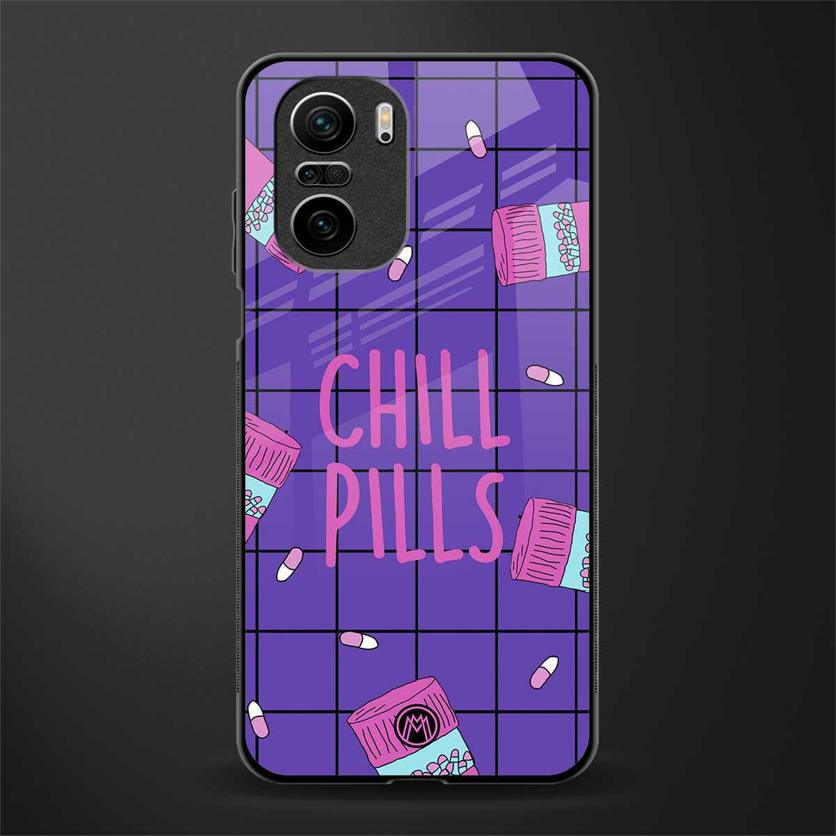 chill pills glass case for mi 11x 5g image