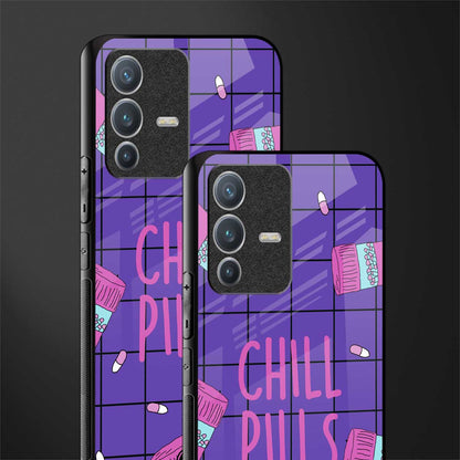 chill pills glass case for vivo v23 pro 5g image-2