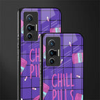 chill pills glass case for vivo x70 image-2