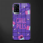 chill pills glass case for vivo x60 image