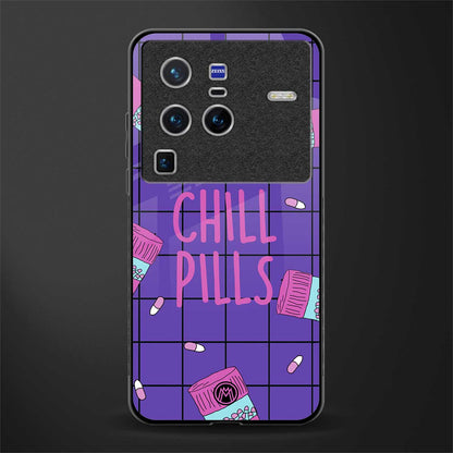 chill pills glass case for vivo x80 pro 5g image