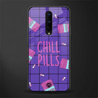 chill pills glass case for oneplus 8 image