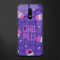 chill pills glass case for oneplus 6 image