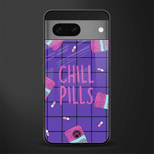 chill pills back phone cover | glass case for google pixel 7